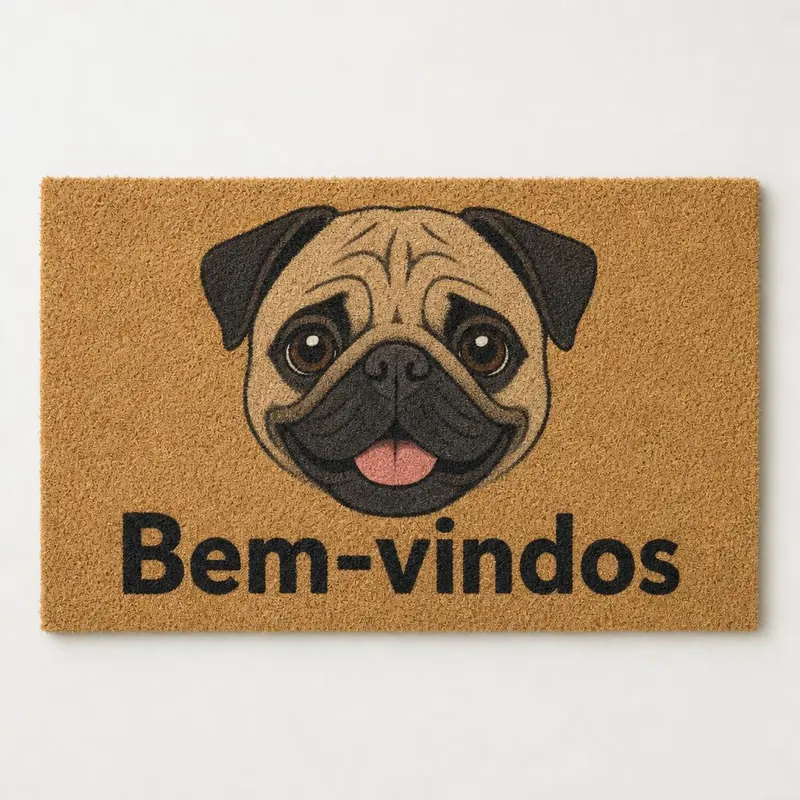 Capacho Pug — Bem-vindos Capacho Pug — Bem-vindos