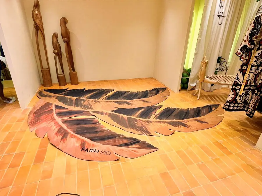 Tapete personalizado Style Brazil: Farm Rio — varejo e eventos